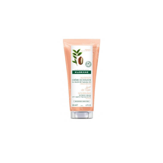 Crema de Ducha Klorane Leche Rosa 200 ml