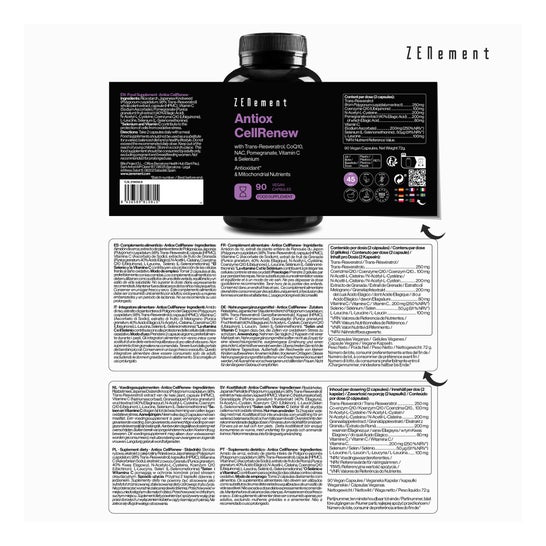 Zenement Antiox CellRenew 90 vcaps