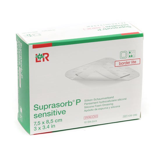 Suprasorb P Apósitos Estériles Borde Sensible 16x20cm 10uds