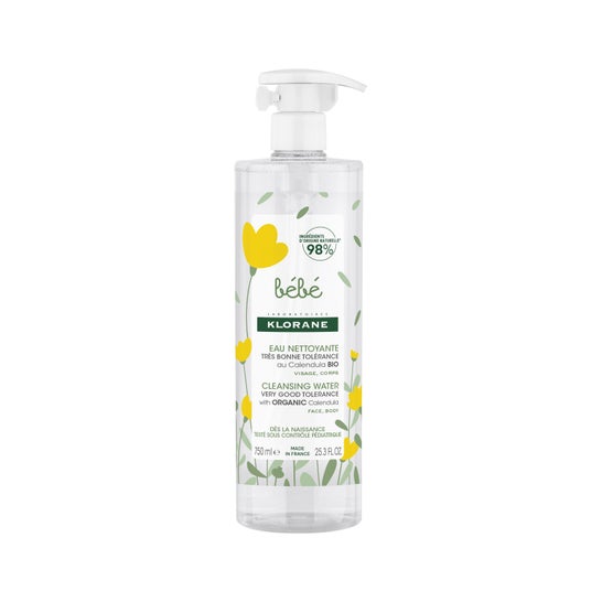 Klorane Bébé Agua de limpieza Caléndula 750ml