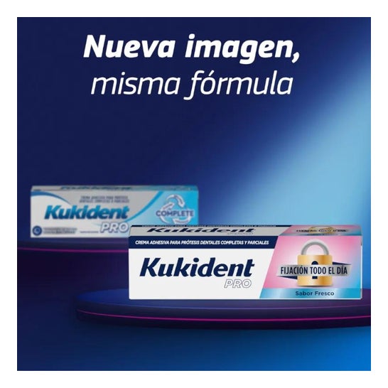 Kukident Pro Complete Crema Adhesiva Sabor Fresco 70g