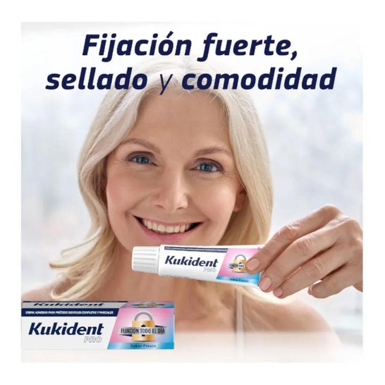Kukident Pro Complete Crema Adhesiva Sabor Fresco 70g