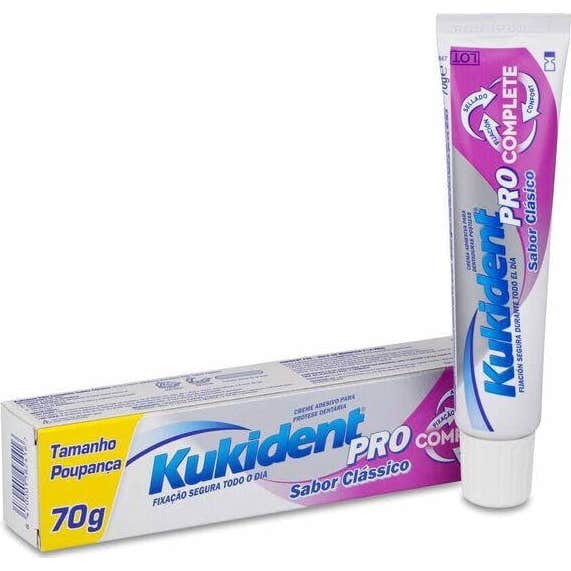 Kukident Pro Complete Crema Adhesiva Sabor Fresco 70g