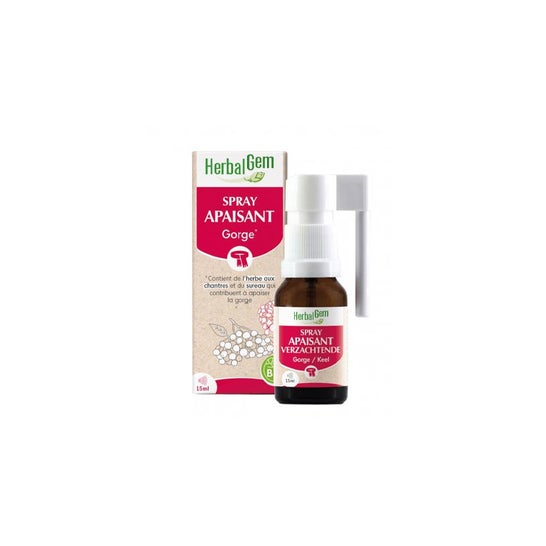Herbalgem Spray Calmante Garganta Bio 15 ml
