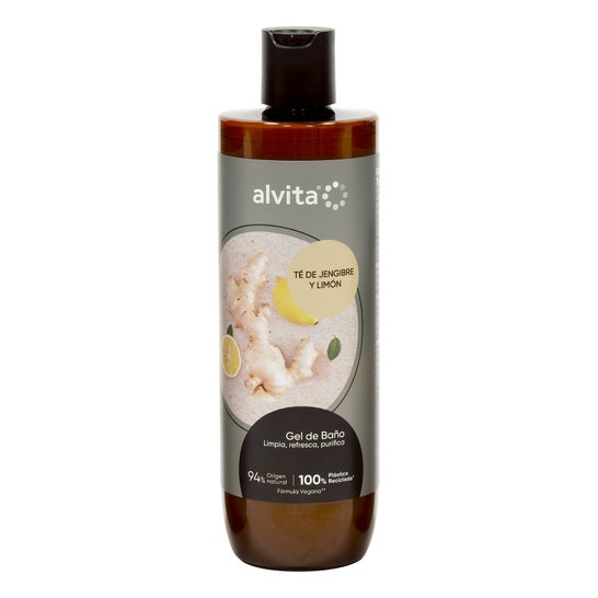 Alvita Gel de Baño Té de Jengibre y Limón 400ml