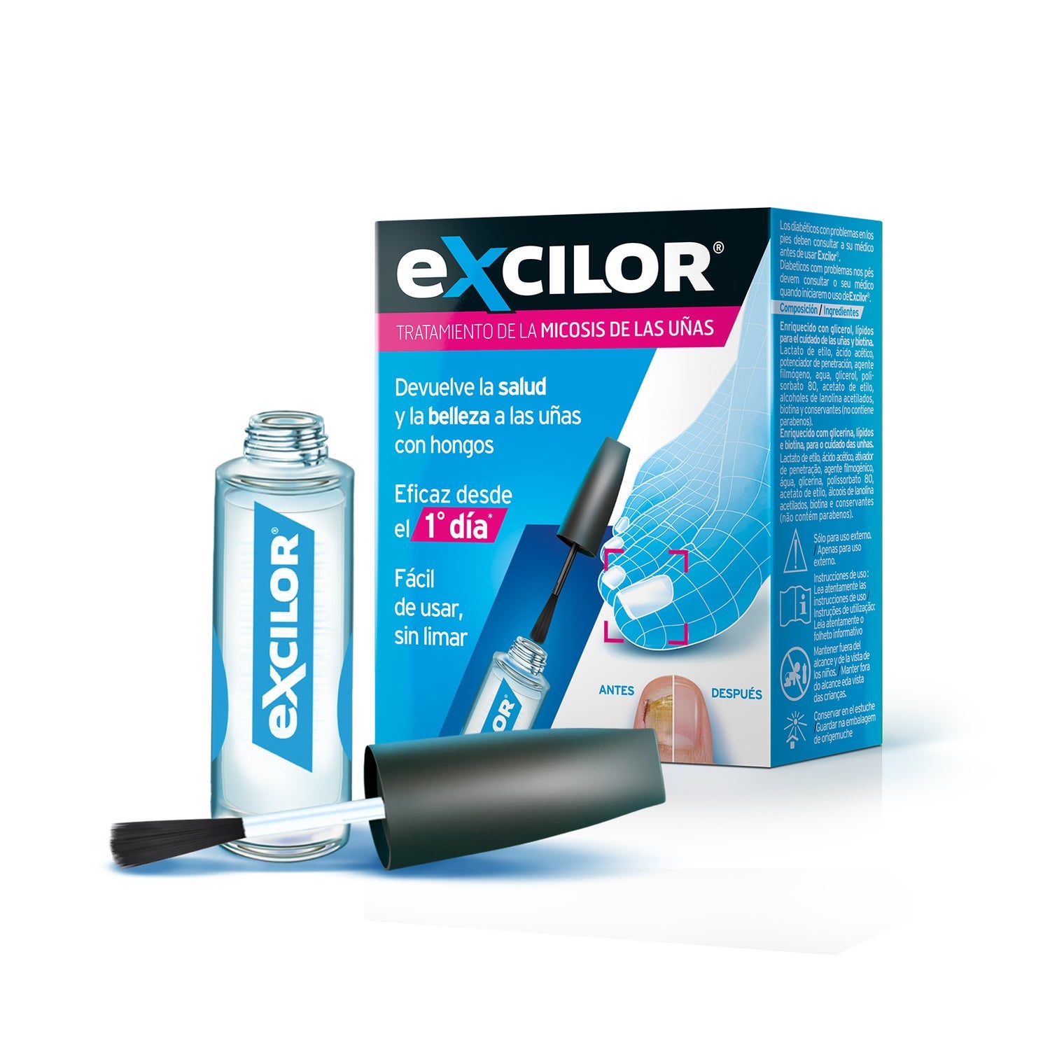Excilor Esmalte Tratamiento de la Micosis de las Uñas 3,3ml