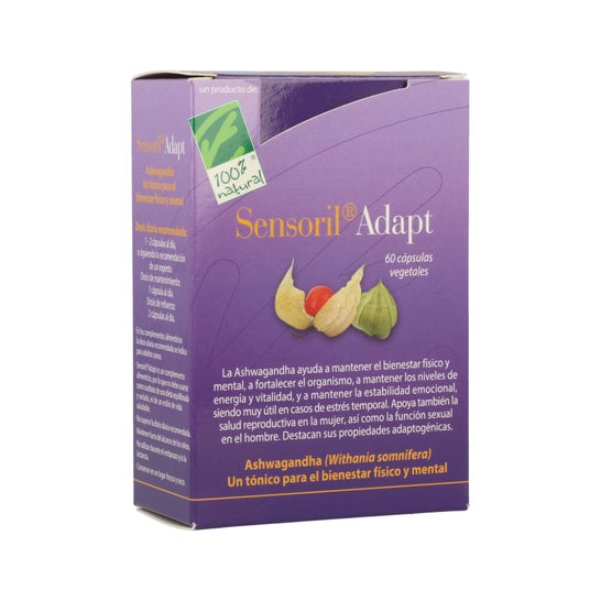 100% Natural Sensoril Adapt Tónico 60 Perlas