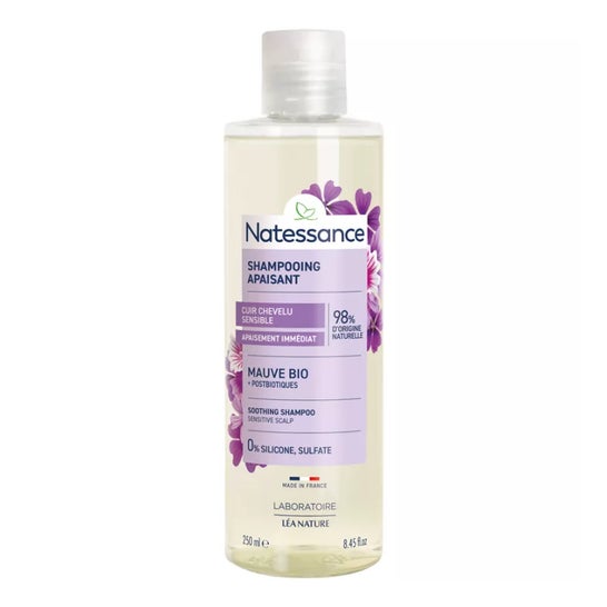 Natessance Shampooing Apaisant Mauve Bio 250 ml