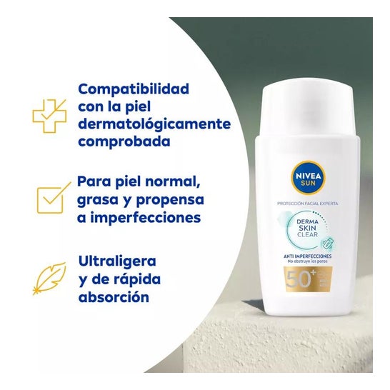 Nivea Sun Derma Skin Clear Spf50 40ml