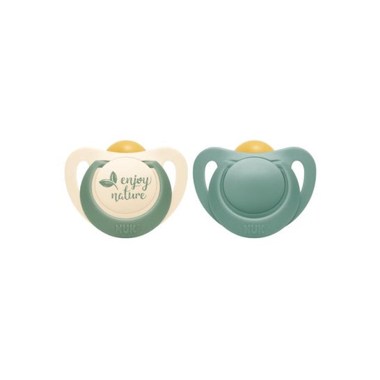 Nuk For Nature Chupete Silicona 0-6 Meses 2uds