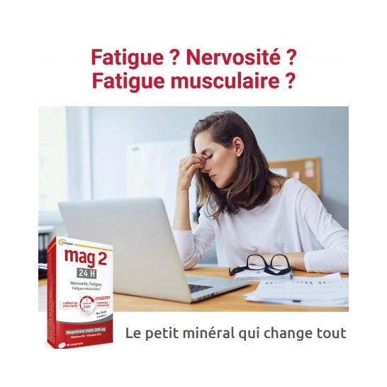 Mag 2 24H Magnésium Marin 120 Comprimés
