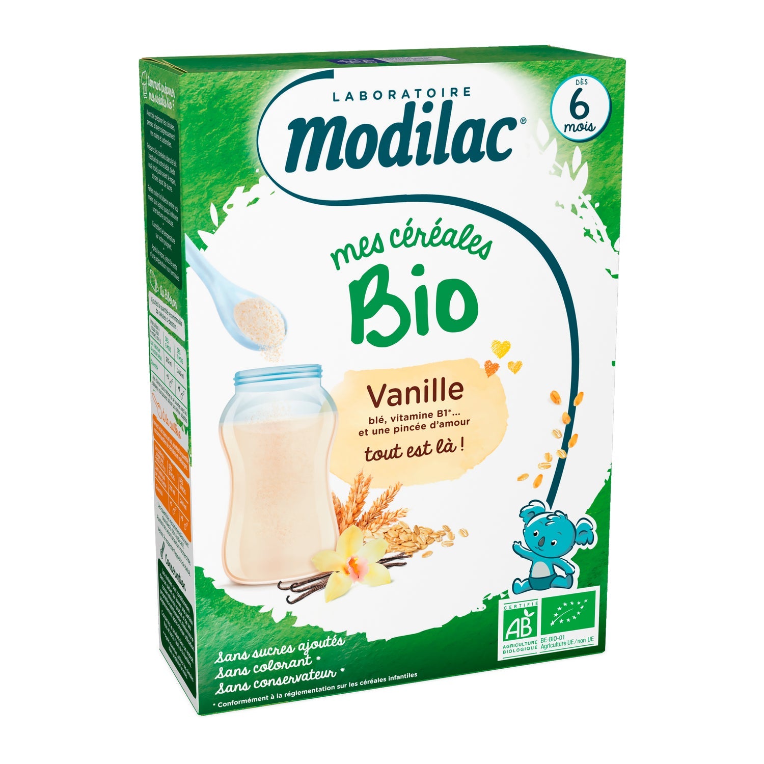 Modilac Mis Cereales Bio Vainilla 250g