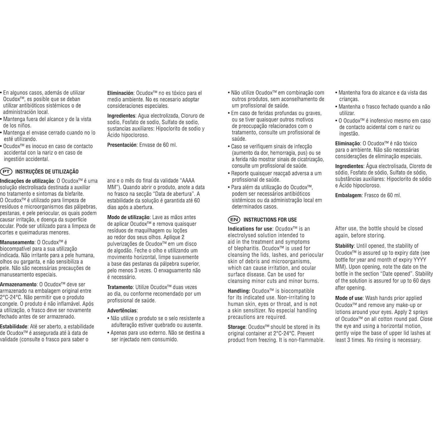 Brill Ocudox Solución 60ml