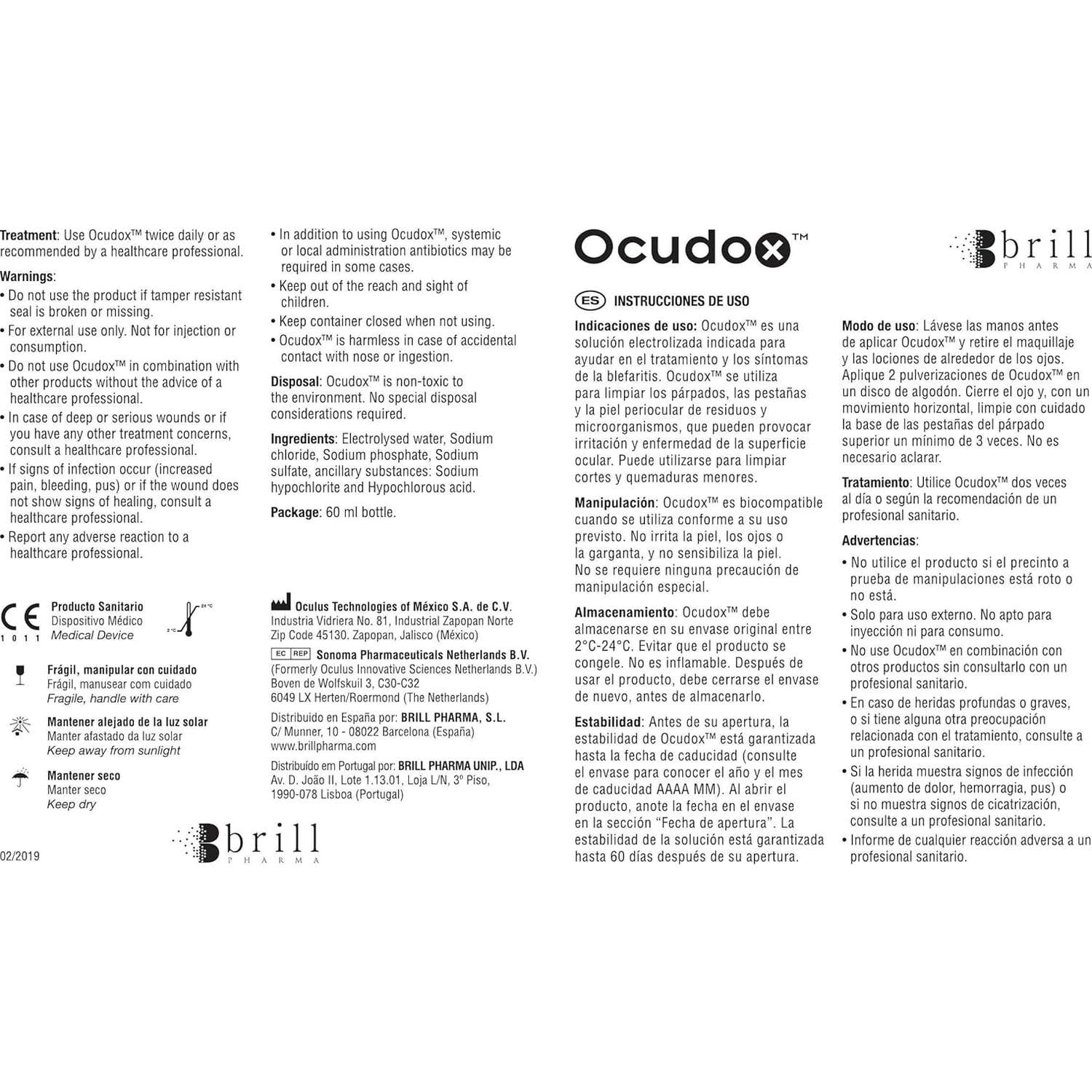 Brill Ocudox Solución 60ml