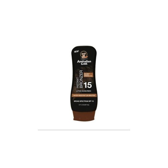 Australian Gold Lotion Sunscreen with Instant Bronzer SPF15 237ml