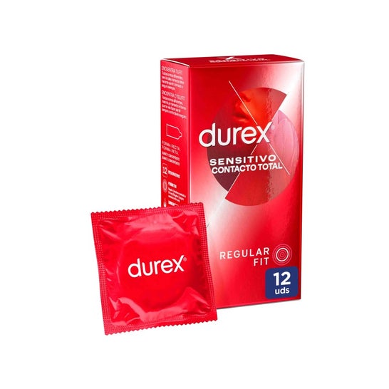 Durex Sensitivo Contacto Total Preservativos 12uds
