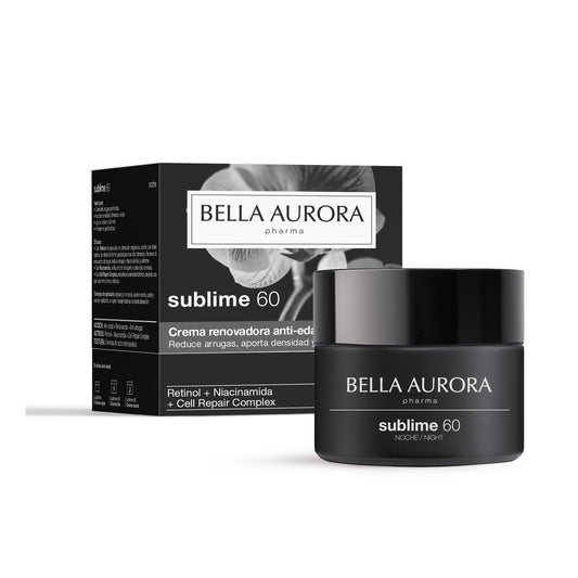 Bella Aurora Sublime 60 Crema Noche Renovadora Anti-Edad +60 años 50ml