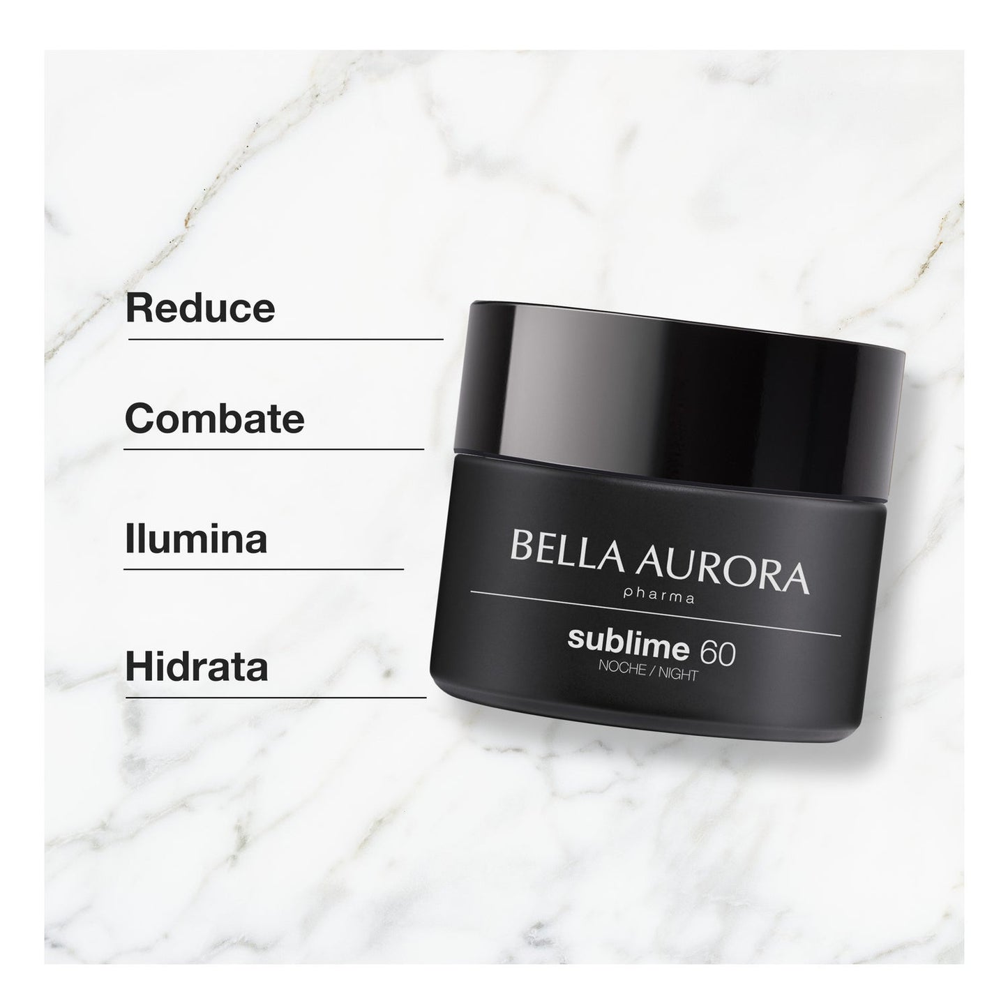 Bella Aurora Sublime 60 Crema Noche Renovadora Anti-Edad +60 años 50ml