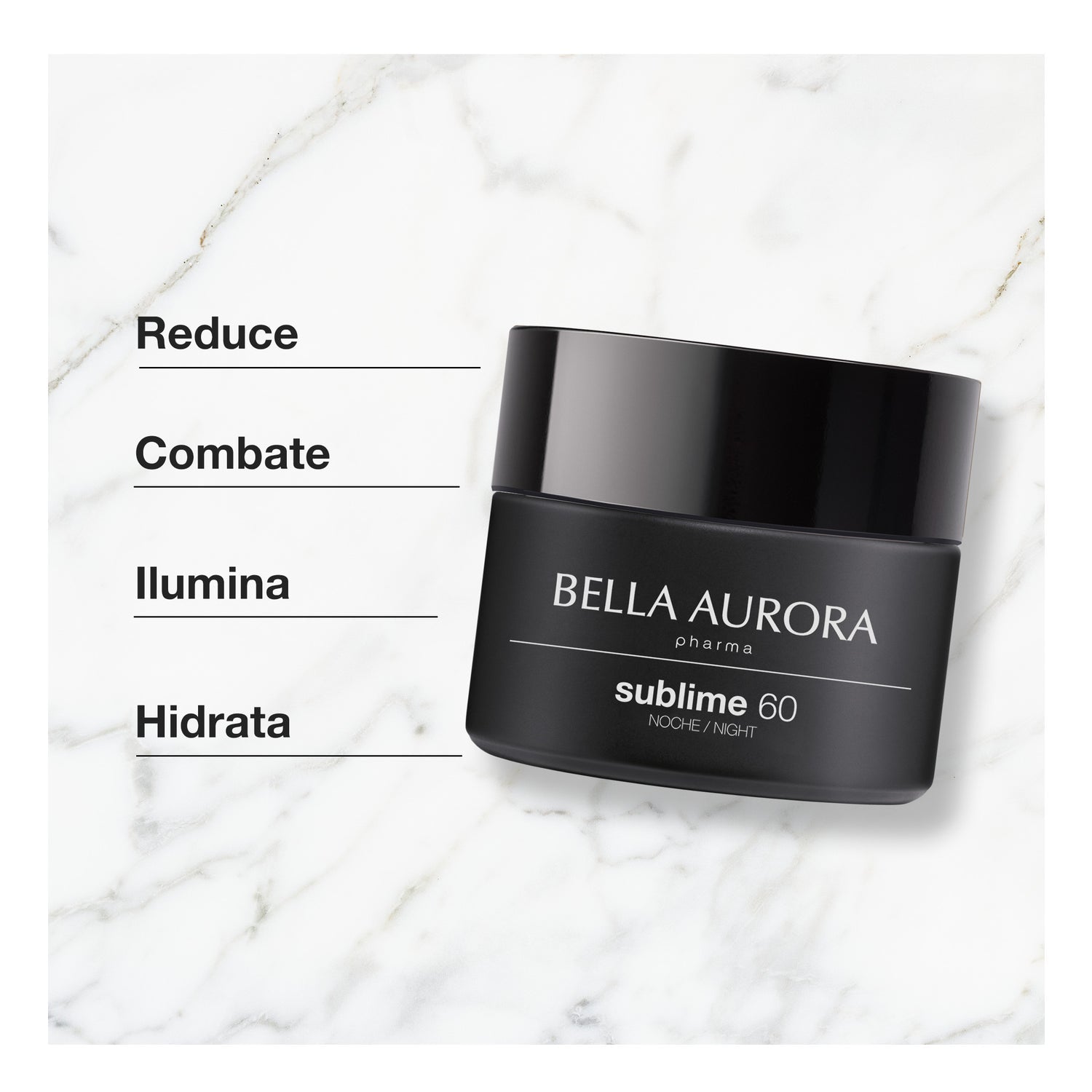 Bella Aurora Sublime 60 Crema Noche Renovadora Anti-Edad +60 años 50ml