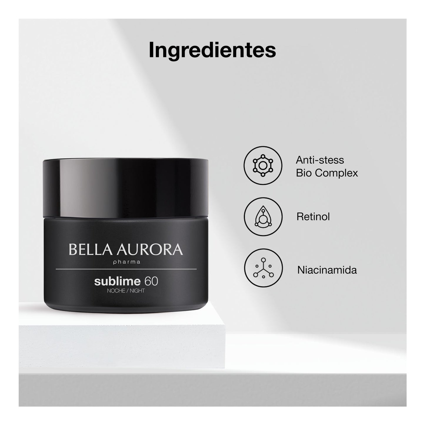 Bella Aurora Sublime 60 Crema Noche Renovadora Anti-Edad +60 años 50ml