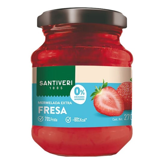 Santiveri Mermelada Fresa 0% Azúcares Vegan 270g