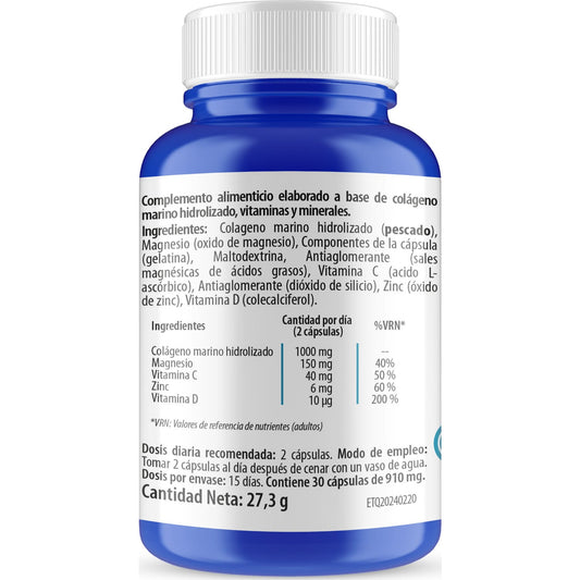 Health 4U Colágeno Marino Hidrolizado 30caps