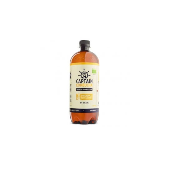 Captain Kombucha Piña y Melocotón 1L