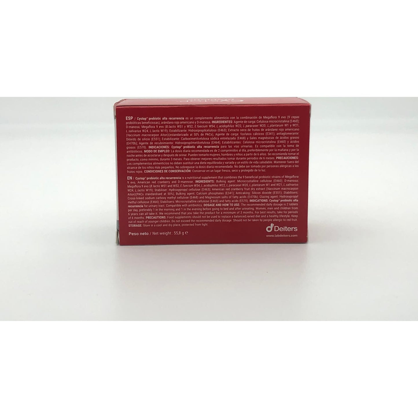 Cystop Probiotic Alta Recurrencia 60comp
