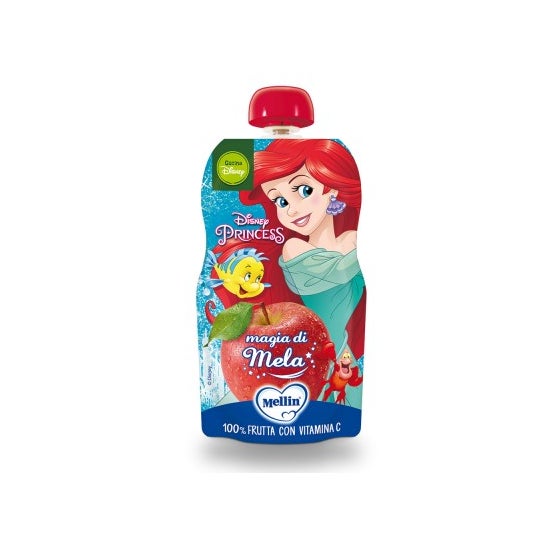 Mellin Pouch Disney Princesas Manzana 110g