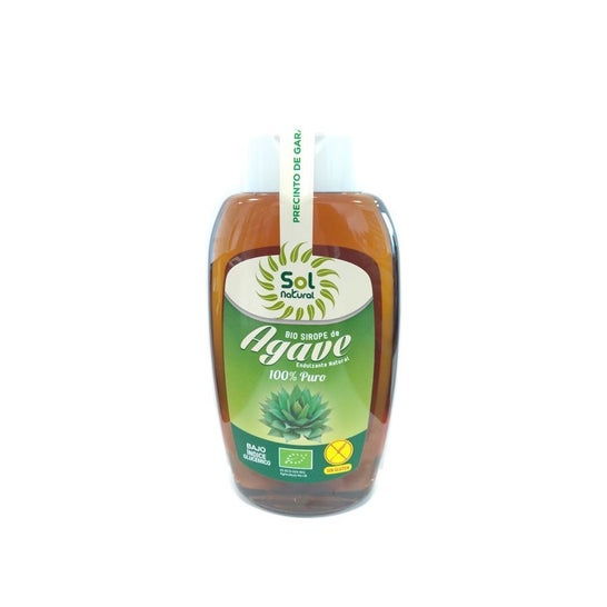 Solnatural Sirope Agave Bio sin Gluten Antigoteo 500 ml