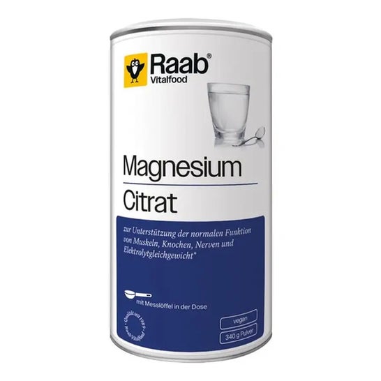 Raab Vitalfood Citrato de Magnesio Polvo 340g