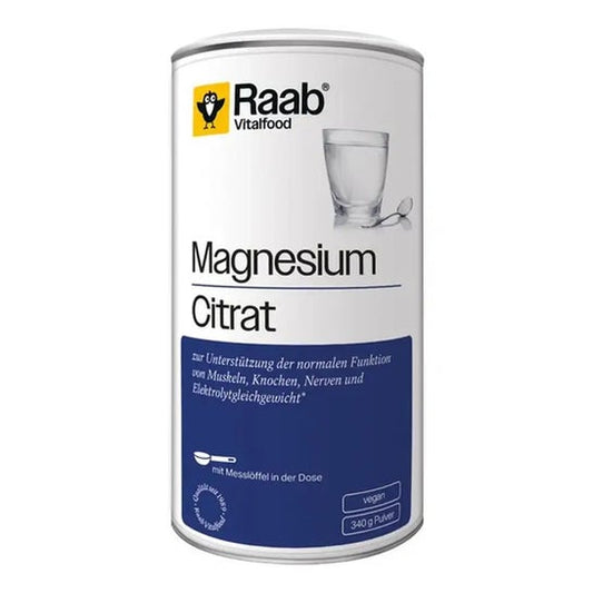 Raab Vitalfood Citrato de Magnesio Polvo 340g