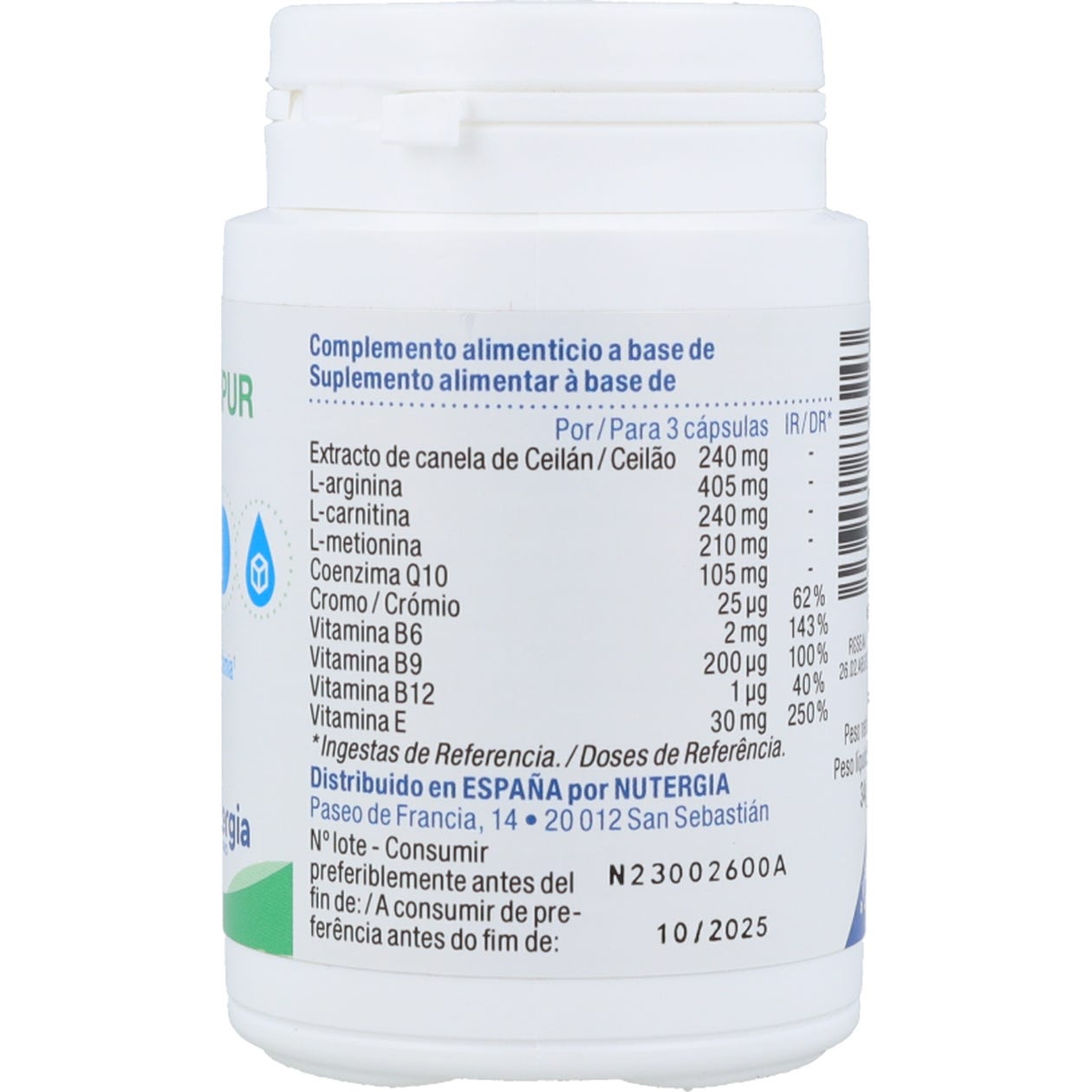 Nutergia Vectipur 60 cápsulas