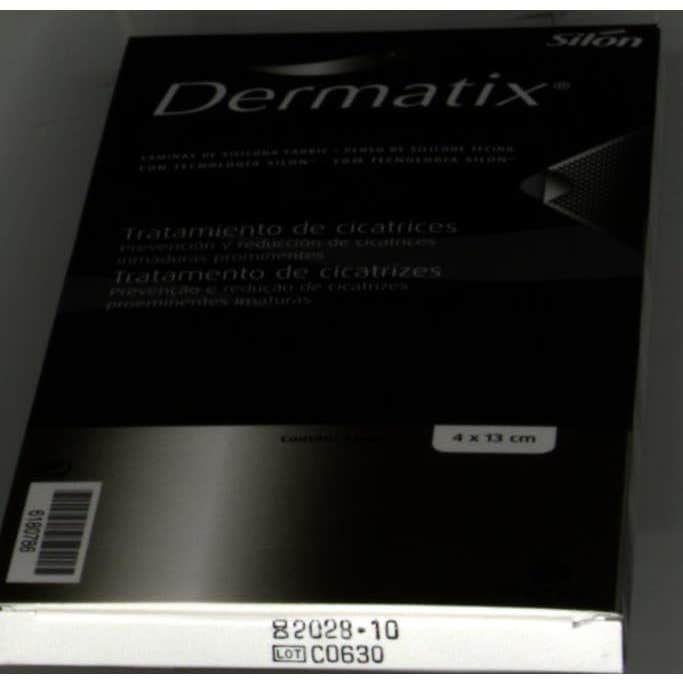 Dermatix lámina silicona 4x13cm 1ud