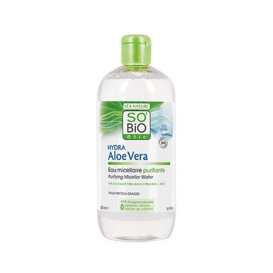 So Bio Etic Agua Micelar Hidratante Aloe Vera 500 ml