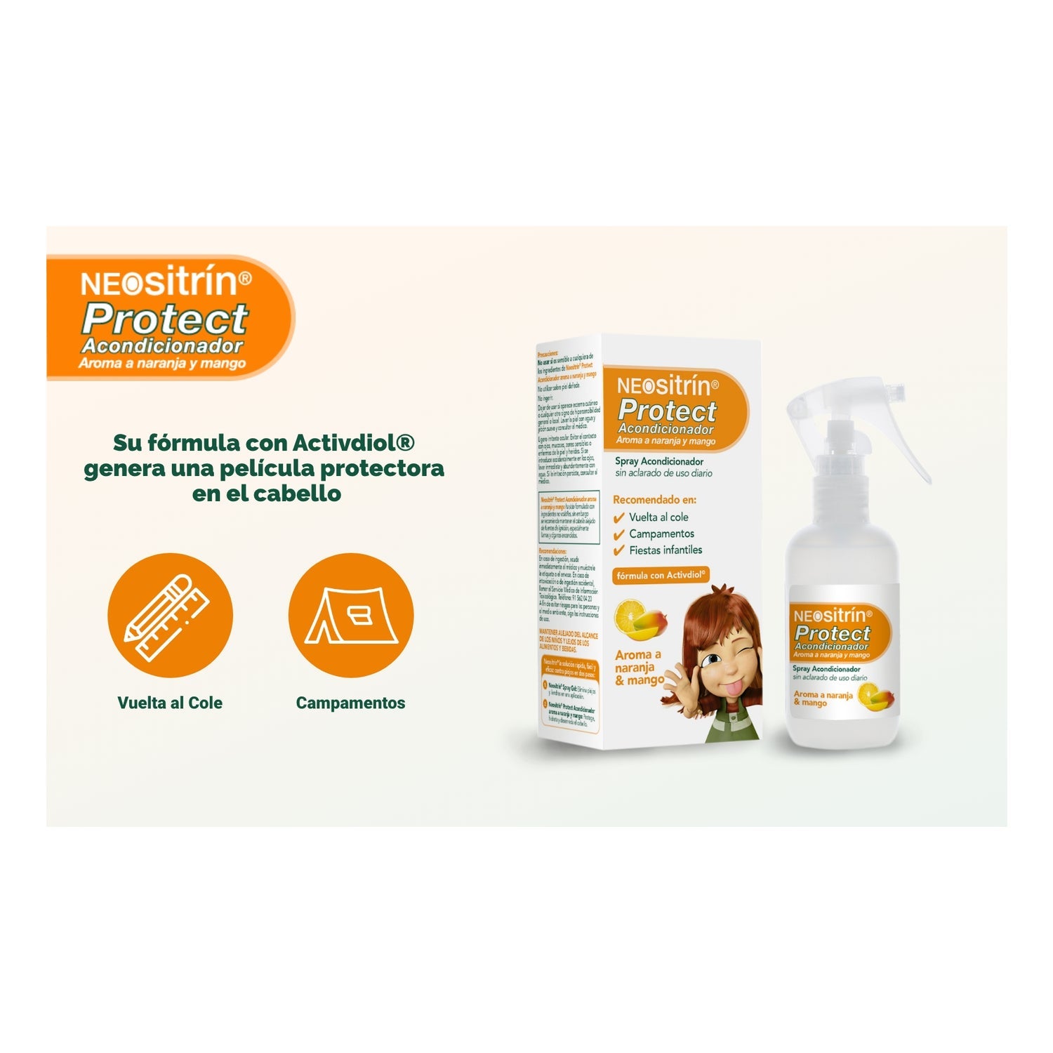 Neositrín Protect Acondicionador Repelente para Piojos Spray 200ml
