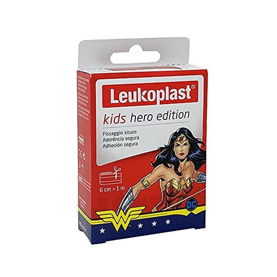 Leukoplast Kids Hero Mujer Maravilla 6 cmx1 m