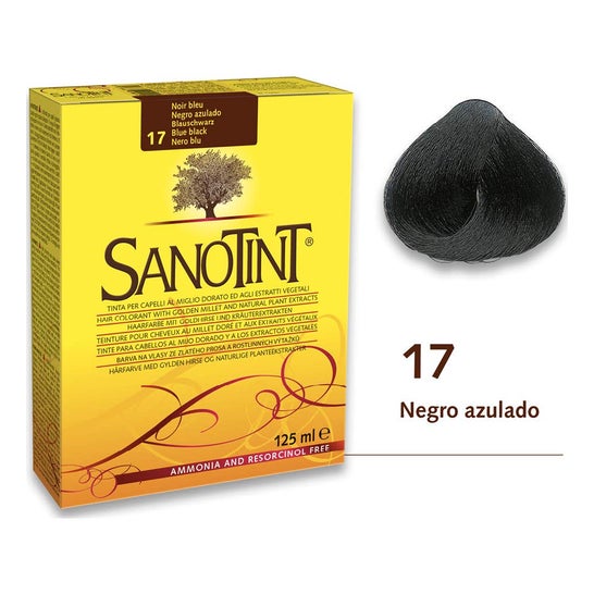 Santiveri Sanotint nº17 color negro azulado 125ml