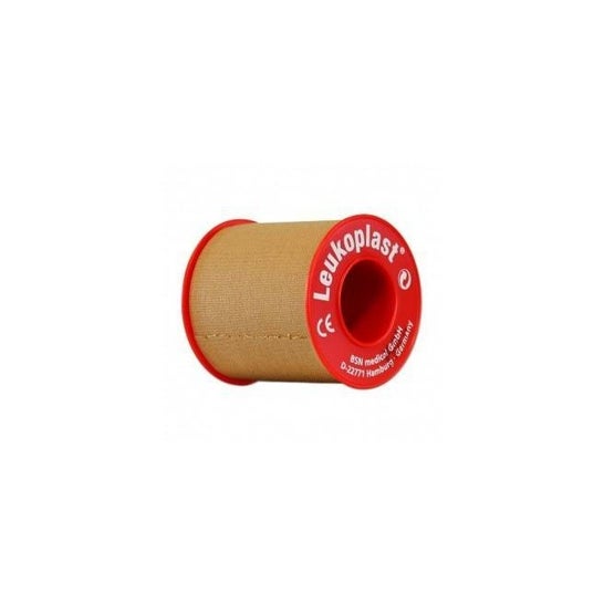 Leukoplast esparadrapo color carne 5mx5cm 1ud