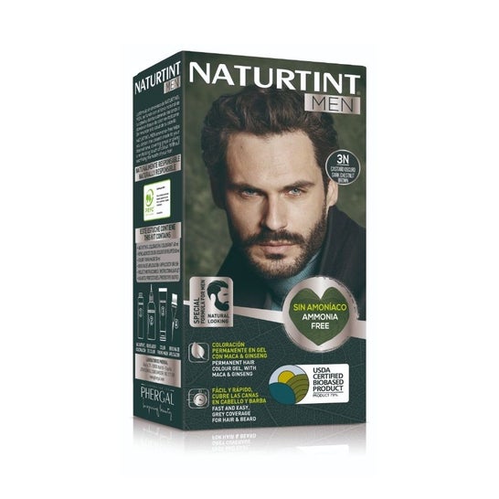 Naturtint Kit Tinte Men 3N Castaño Oscuro
