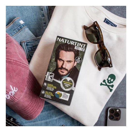 Naturtint Kit Tinte Men 3N Castaño Oscuro