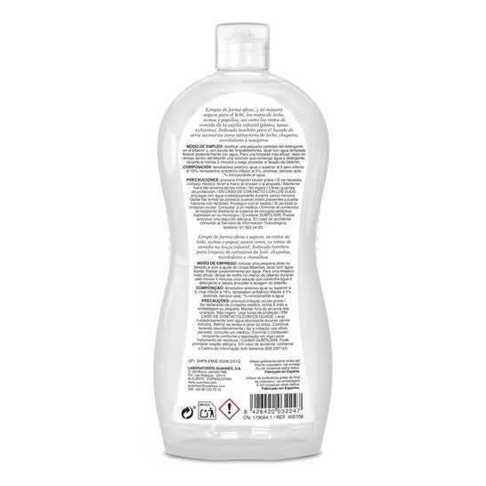 Suavinex Gel Limpiador Específico para Biberones y Tetinas 500ml