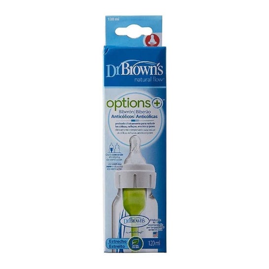 Dr Brown's biberón 120Cc 0 BPA 1u