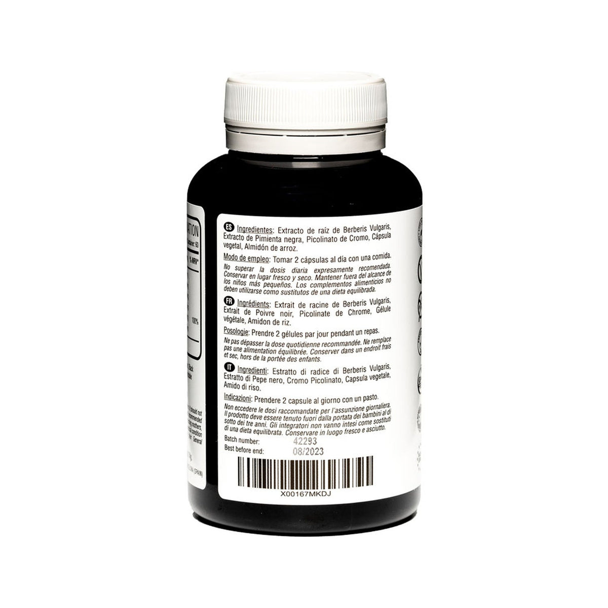 Hivital Foods Berberina 1000mg 120cáps veganas