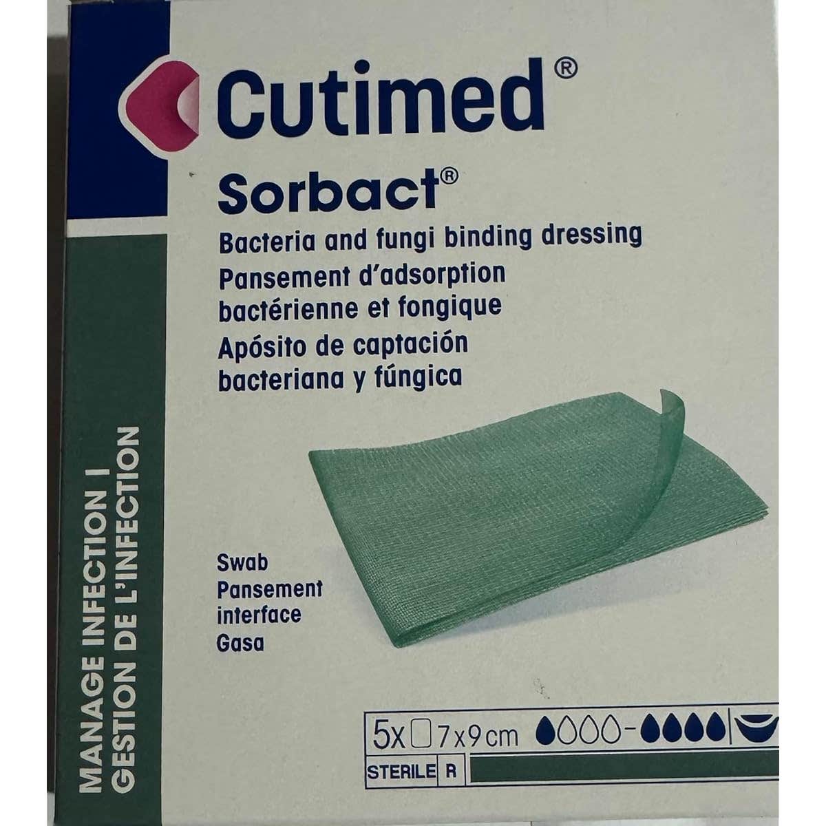 Bsn Medical Cutimed Sorbact Gasa 7x9cm 5uds