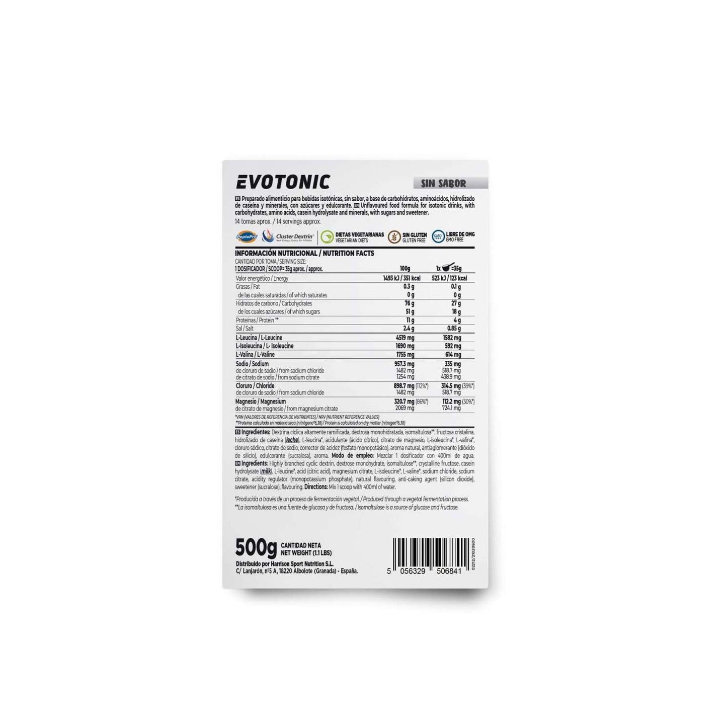 HSN Evotonic Sin Sabor 500g