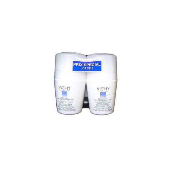 Vichy Desodorante Antitranspirante 48h Piel Sensible Roll-on 2x50ml