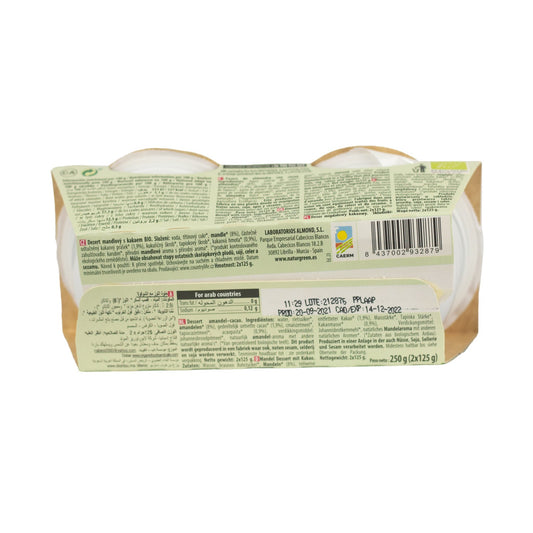 Naturgreen Postre Ecológico De Almendra Y Cacao (2x125 G)