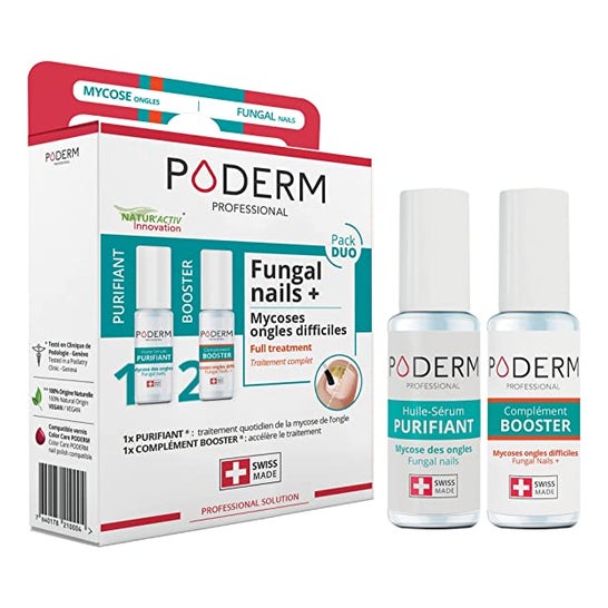Poderm Set Hongos Uñas Difíciles 1ud