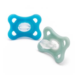 Mam Comfort Chupete Silicona 3-12 Meses Azul/Verde 2 uds